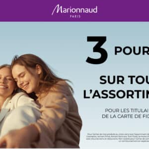 MARIONNAUD | 3 pour 2 |