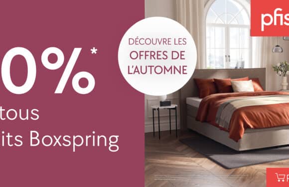 PFISTER | OFFRES DE L'AUTOMNE |