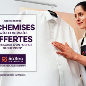 5àsec – Forfait chemise