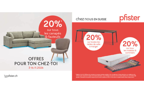 PFISTER | OFFRES DE L'AUTOMNE |