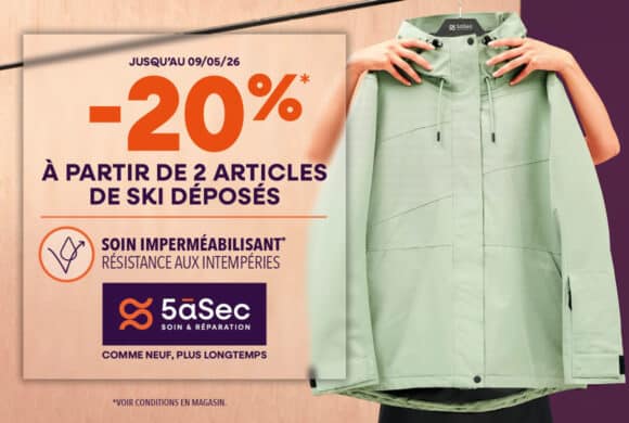5àsec – rabais ski