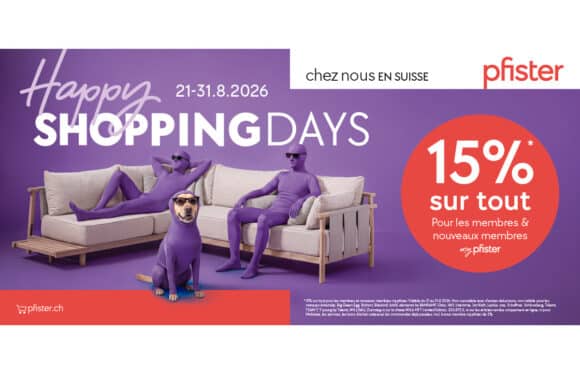 PFISTER | Happy Shopping Days |