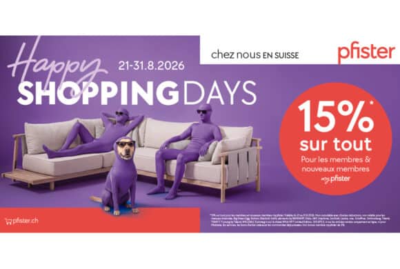 PFISTER | Happy Shopping Days |